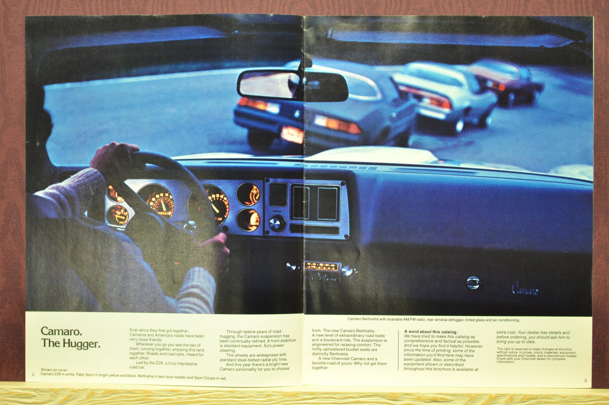 1979 Chevrolet Camaro ad brochure, the hugger