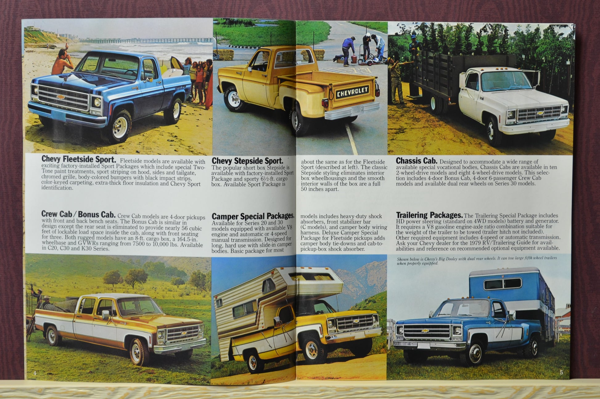 1979 Chevy Truck Dealer Brochure | Classic Square Body Collector Ad 4-5