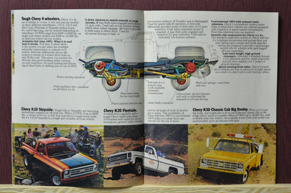 1979 Chevy Truck Dealer Brochure | Classic Square Body Collector Ad 6-7