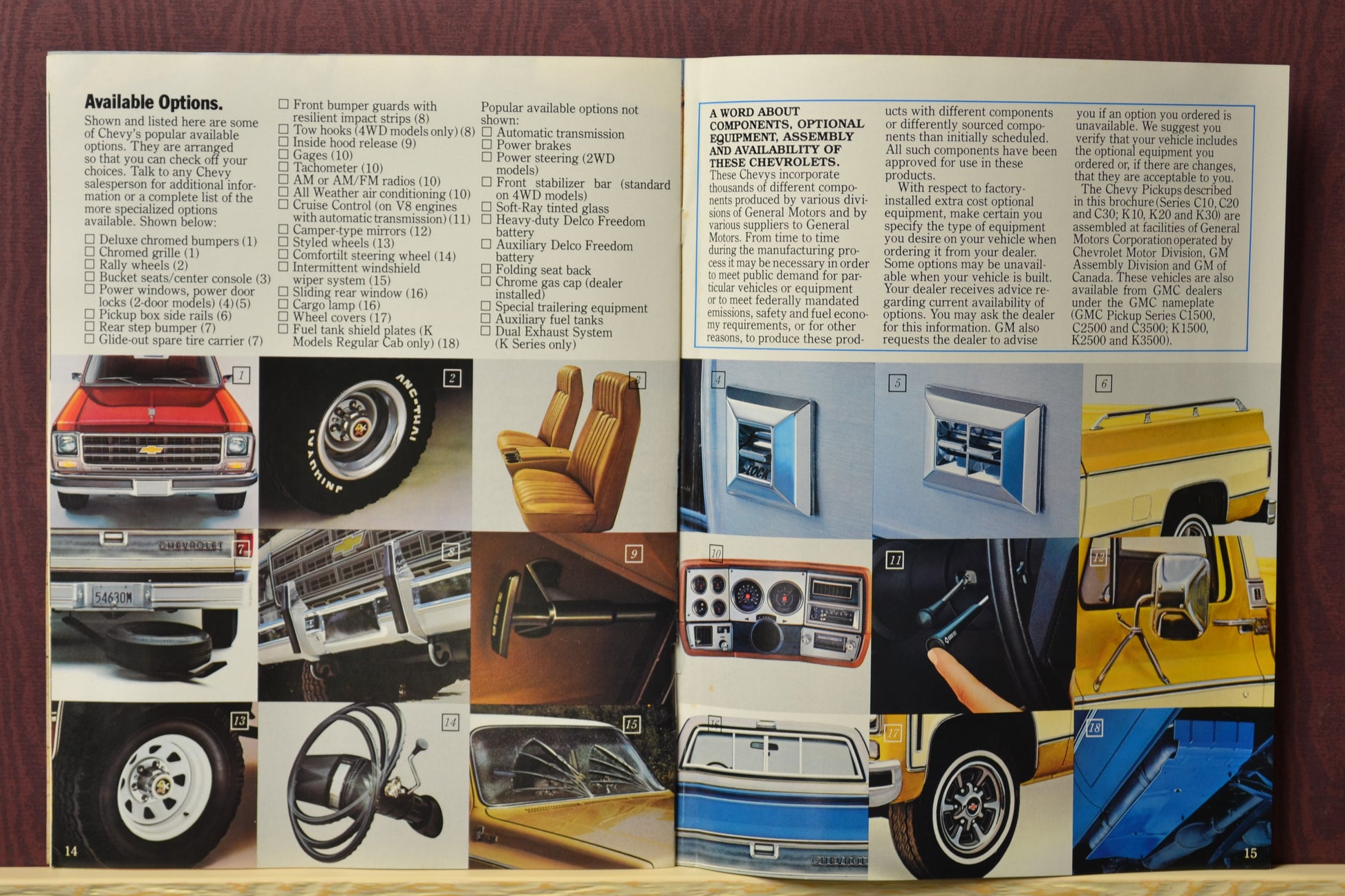 1979 Chevy Truck Dealer Brochure | Classic Square Body Collector Ad 14-15