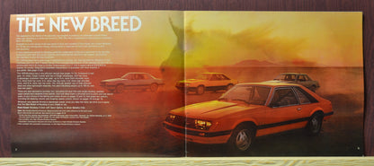 Mustang Foxbody Era Brochure Spread | John Barnes Collection