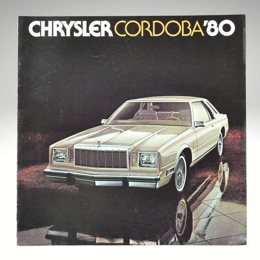 1980 chrysler cordoba dealer brochure cover personal luxury coupe