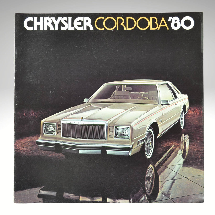 1980 chrysler cordoba dealer brochure cover personal luxury coupe
