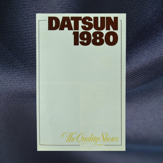 1980 Datsun Dealer Brochure – Complete Lineup Including Sedans, 280-ZX, and Pickups