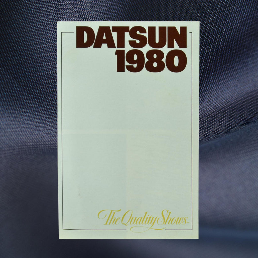 1980 Datsun Dealer Brochure – Complete Lineup Including Sedans, 280-ZX, and Pickups