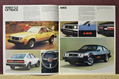 1980 AMC Dealer Brochure amx