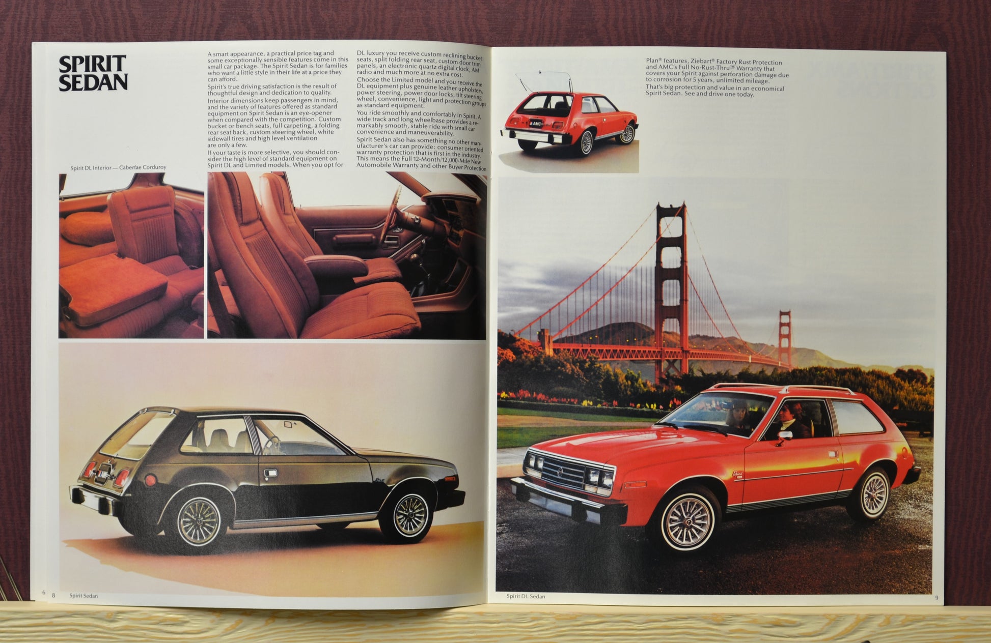 1980 AMC Dealer Brochure, spirit sedan