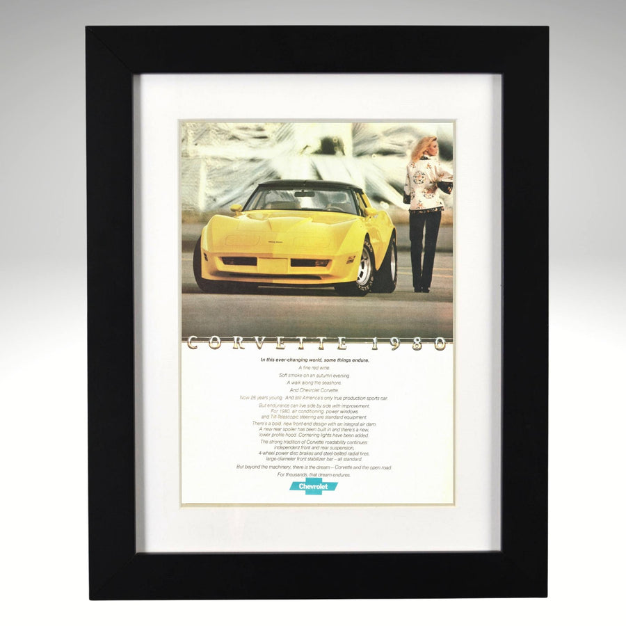 1980-chevrolet-corvette-c3-framed-10x13-vintage-print-ad