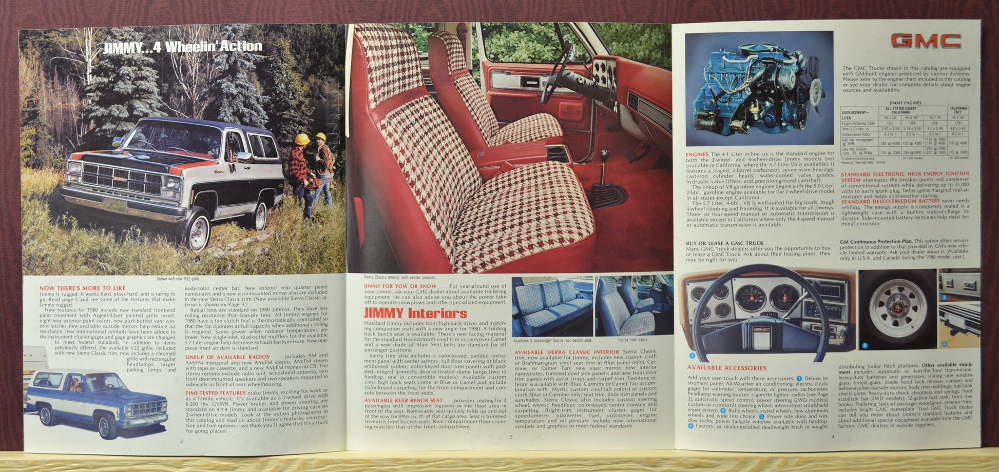 1980 GMC Jimmy Dealer Brochure - Rugged Squarebody Classic truck