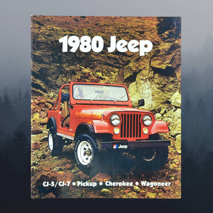 1980 Jeep Lineup Brochure  Ad – CJ-5, CJ-7, Pickup, Cherokee & Wagoneer