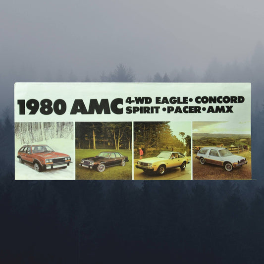 1980 amc dealer sales brochure, pamphlet