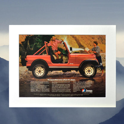 1980 Jeep CJ Renegade Vintage Print Ad