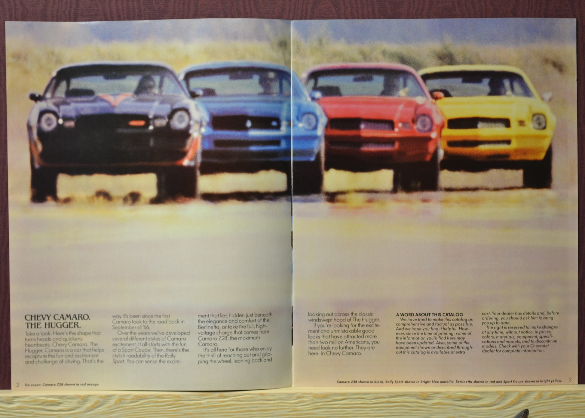 1980 chevrolet camaro dealer ad brochure, the hugger