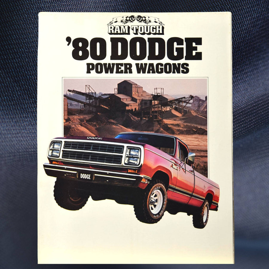 1980 Dodge Power Wagon brochure cover – Ram Tough red pickup