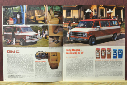 1980 GMC Rally STX and Vandura Rally van brochure 