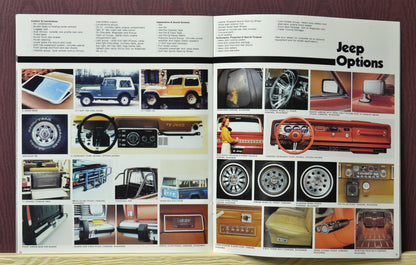 1980 Jeep Lineup Brochure  Ad – CJ-5, CJ-7, Pickup, Cherokee & Wagoneer 20-21