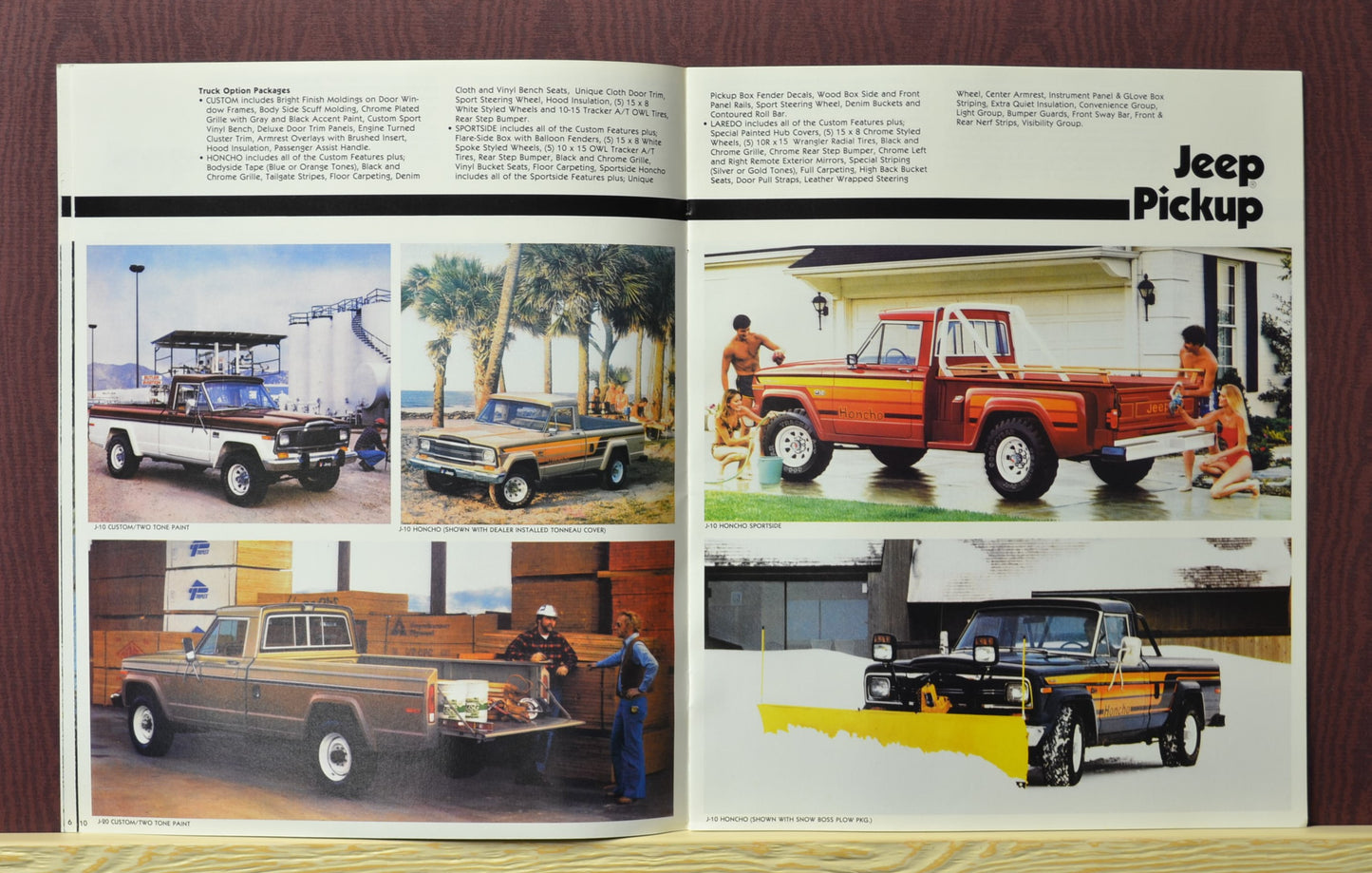 1980 Jeep Lineup Brochure  Ad – CJ-5, CJ-7, Pickup, Cherokee & Wagoneer 10-11