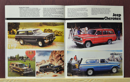 1980 Jeep Lineup Brochure  Ad – CJ-5, CJ-7, Pickup, Cherokee & Wagoneer 14-15