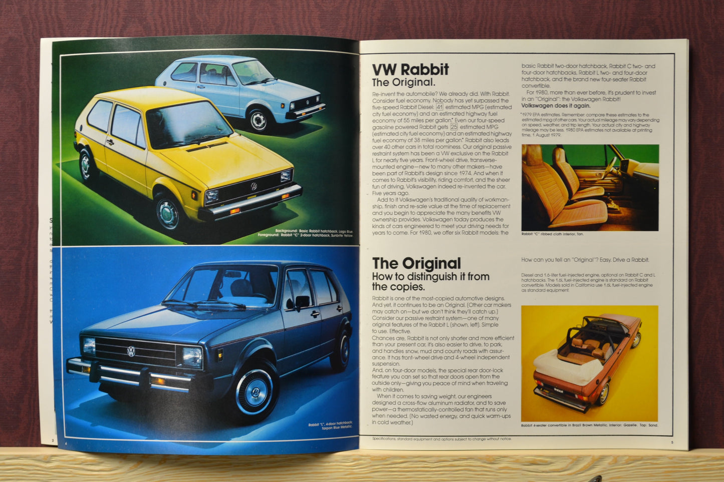 1980 Volkswagen Dealer Brochure, rabbit