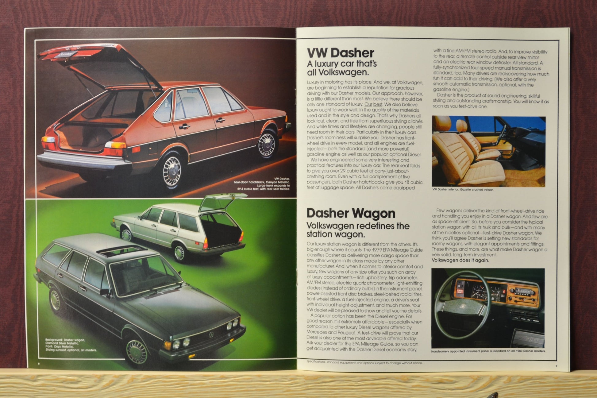 1980 Volkswagen Dealer Brochure, Dasher