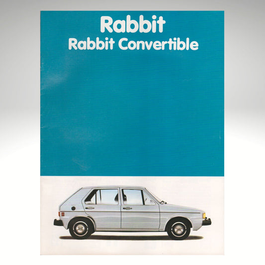 1981 Volkswagen Rabbit Dealer Brochure - Classic Automotive Literature