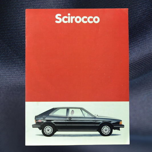 1981 VW Scirocco Ad Brochure | Vintage Automotive Collectible