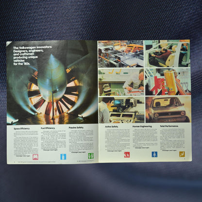 1981 VW Scirocco Ad Brochure | Vintage Automotive Collectible 2-3