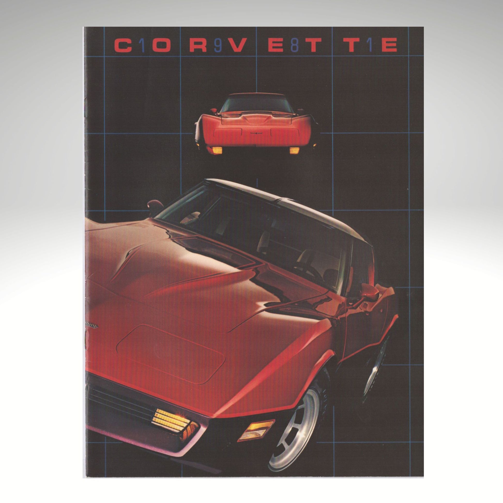 1981 Chevrolet Corvette original dealer sales brochure cover 8-page catalog