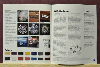 1981 Jeep Cherokee Sales Ad Brochure