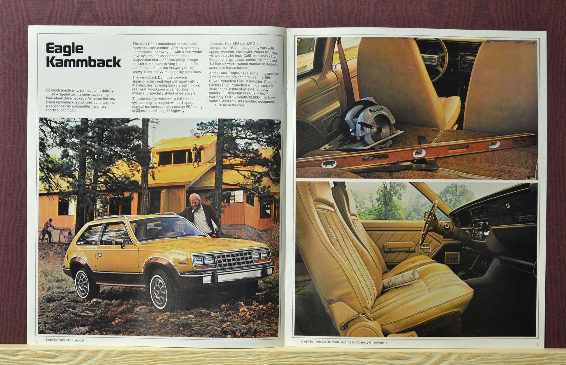 1981 AMC Eagle 4WD Dealer Brochure - Classic Automotive Literature kammback