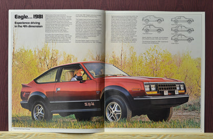 1981 AMC Eagle 4WD Dealer Brochure - Classic Automotive  sx4 Literature