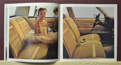 interior pages 1981 Chevy Malibu classic brochure showing special custom interior