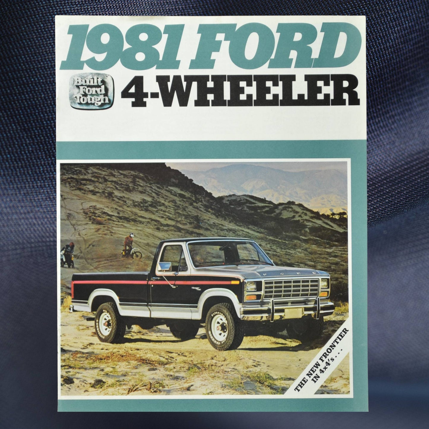 1981 Ford 4-Wheeler brochure front cover featuring a Ford F-150 truck