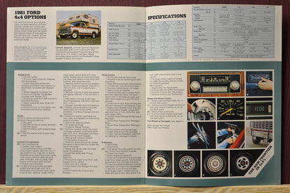 1981 ford truck brochure options and specifications