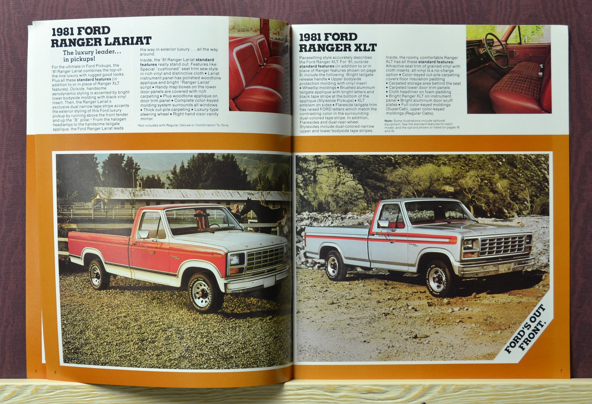 1981 Ford Ranger Lariat and XLT