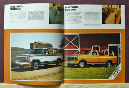 1981 Ford Ranger and Custom pick up trucks