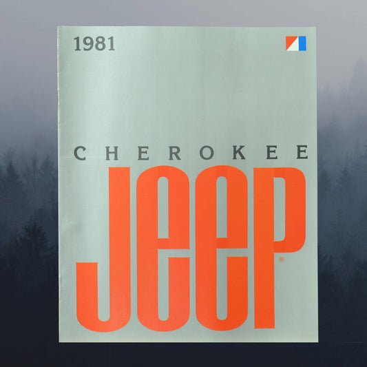 1981 Jeep Cherokee Sales Ad Brochure