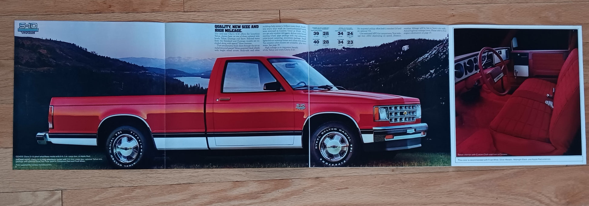 1982 Chevrolet S-10  20 page sales literature vintage Chevy truck