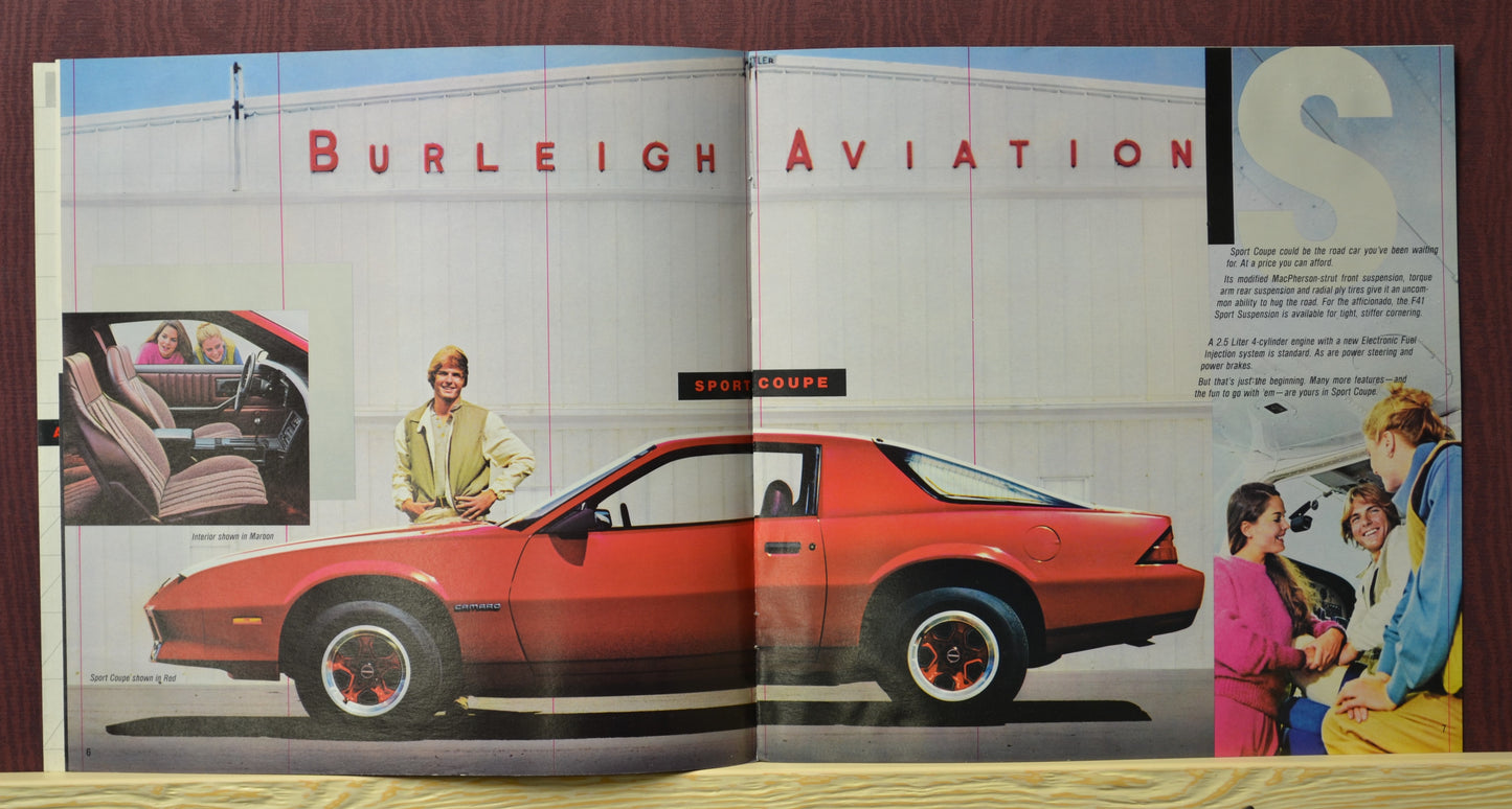 1982 Camaro Dealer Brochure - Classic Car Collectible