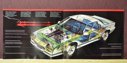 1983 Chevy Camaro dealer brochure ad, z-28 features