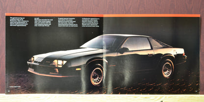 1983 Chevy Camaro dealer brochure ad, Berlinetta