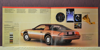 1983 Chevy Camaro dealer brochure ad, sport coupe