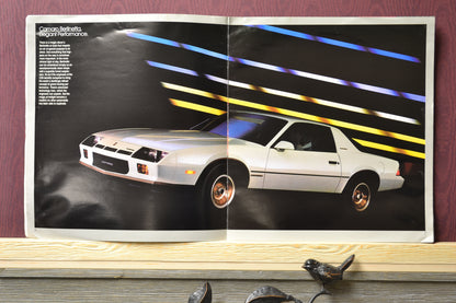 1984 Chevrolet Camaro dealer brochure ad, Berlinetta