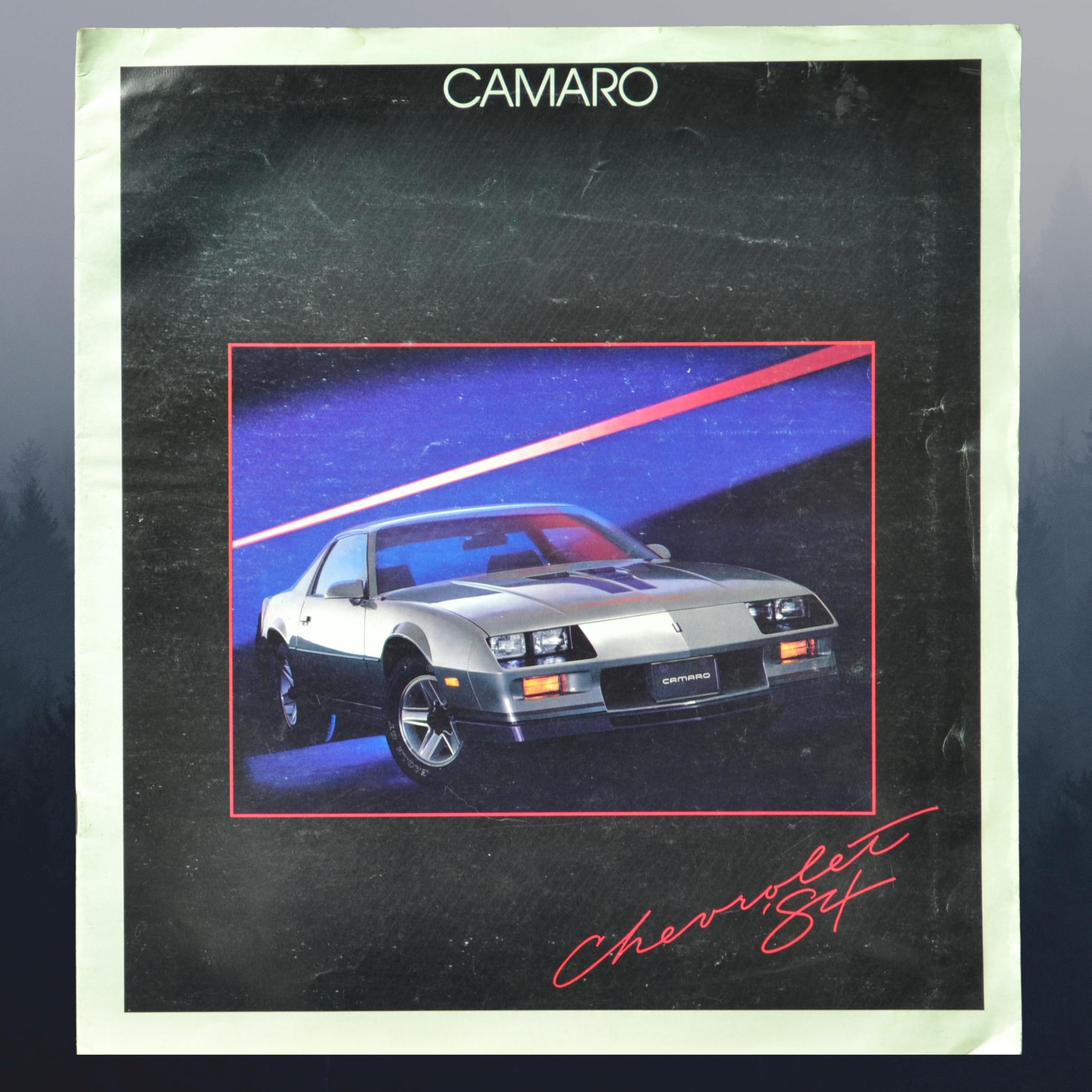 1984 Chevrolet Camaro Original Sales Brochure – 16 Pages, Z28, Very Good Condition