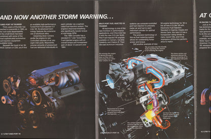 1985 Chevrolet IROC-Z Camaro original magazine insert brochure 
