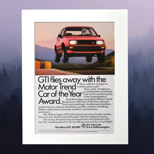 1985 Volkswagen GTI Vintage Ad