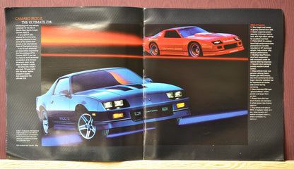 1985 Chevy Camaro dealer brochure, IROC z-28