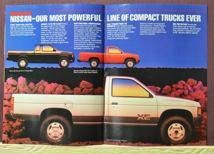 Specs and trim breakdown from 1986 Hardbody brochure