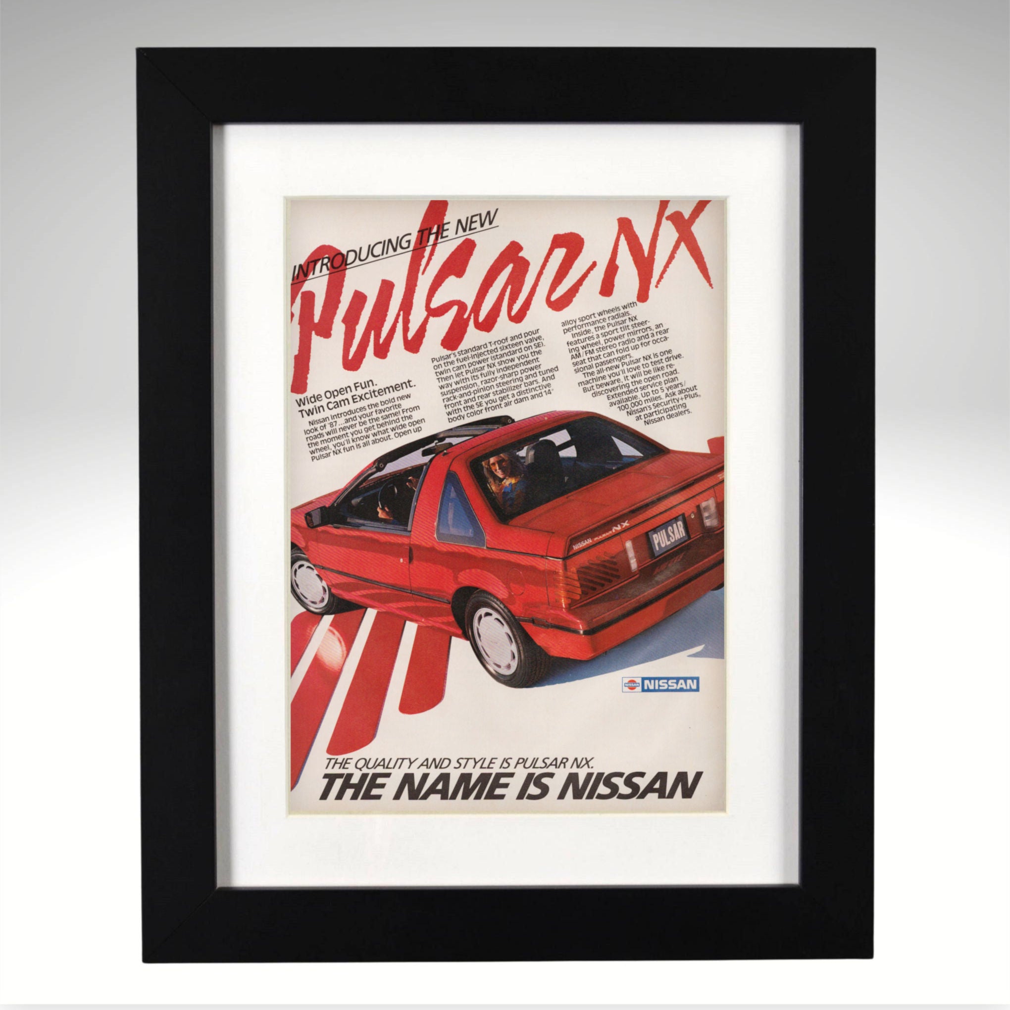 Vintage Nissan, Datsun Car Ads & wall art – Vintage Art Garage