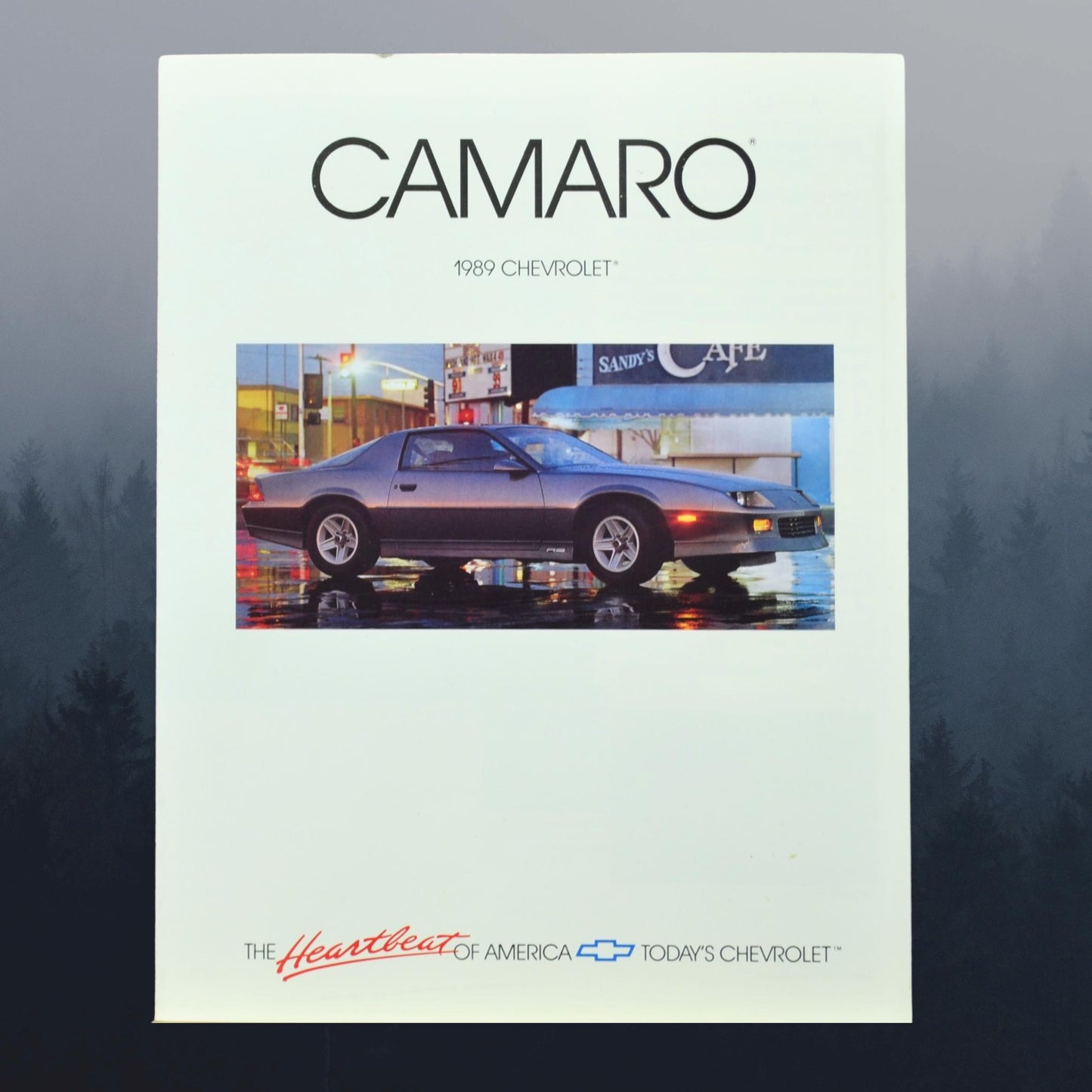 1989 Chevy Camaro dealer brochure ad.